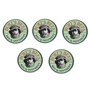 Burt's Bees Natural Remedies Dr. Burt's Res-Q Ointment Lot of 5 tins 0.6 oz.